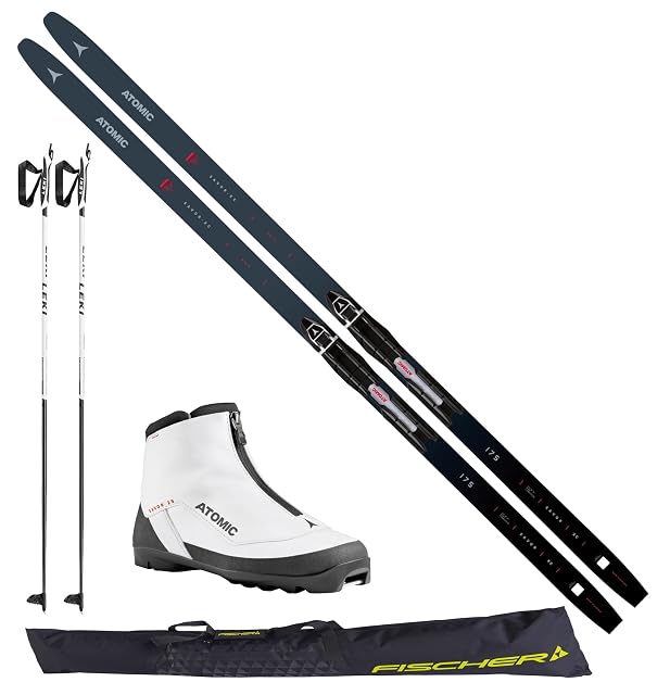 Set da fondo Atomic Savor XC con scarpe da donna, bastoncini e sacca portasci, 175 cm