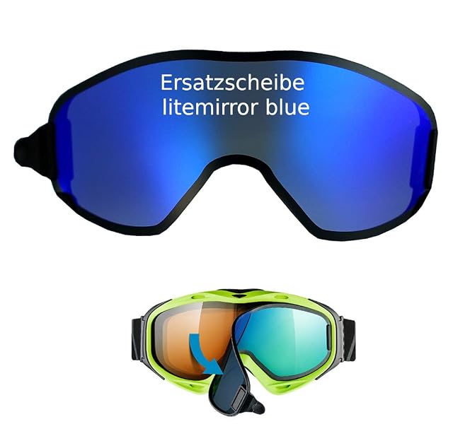 Lente di ricambio uvex g.gl 300 litemirror blu