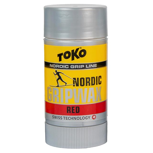 Stick TOKO Nordic GripWax Red, 25 g