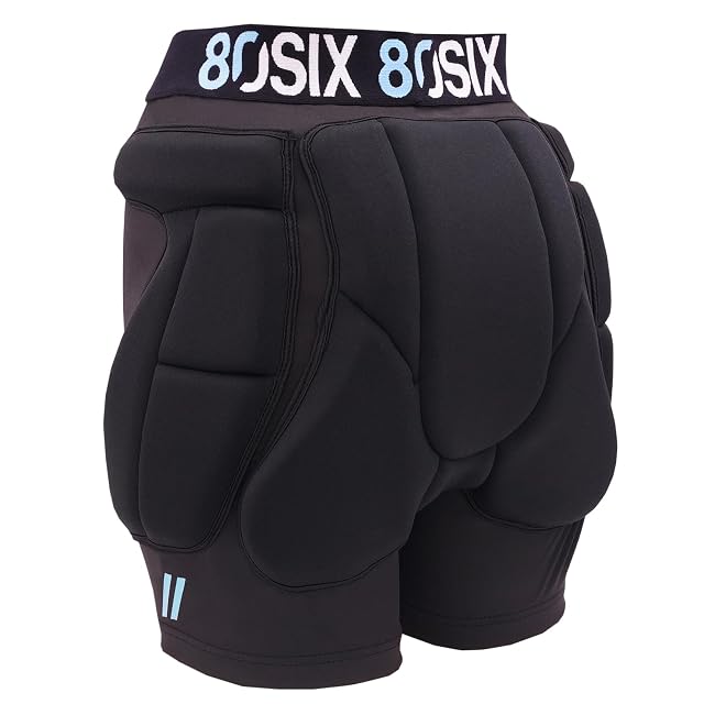 Pantaloncini protettivi imbottiti 80SIX per lo snowboard