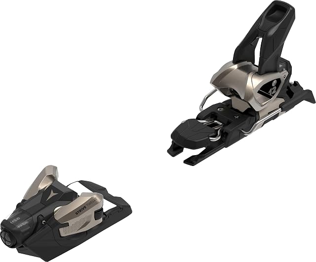 Attacco da sci Atomic Strive 12 GW in nero e bronzo con ski-stopper da 115 mm