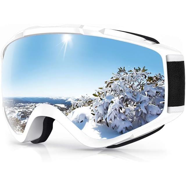 Maschera da sci Findway YH208 con lente a specchio REVO e montatura in TPU