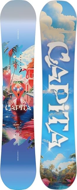 Tavola da snowboard freestyle da donna Capita Space Metal Fantasy, 149 cm
