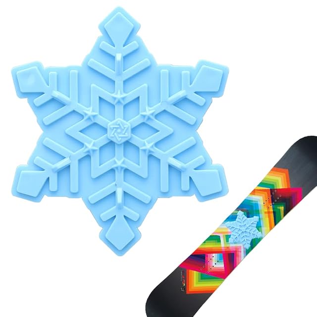 Tampone antiscivolo da snowboard KOOTAU blu a disegno di fiocco di neve
